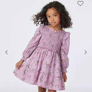 Janie And Jack The Eloise Smocked Floral Dress Size 3